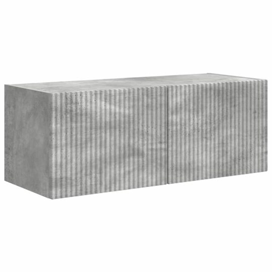 Alternative view of Dulap TV de perete Beton 60 x 31 x 29.5 cm Lemn compozit