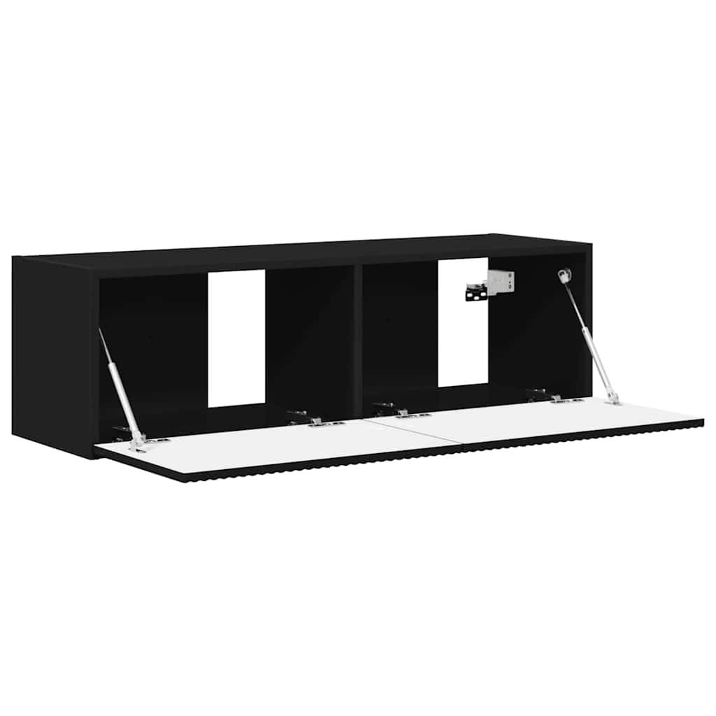 892231 5 Dulap TV de perete Negru 60 x 31 x 29.5 cm Lemn compozit Dulap TV de perete Negru 60 x 31 x 29.5 cm Lemn compozit - imagine 5