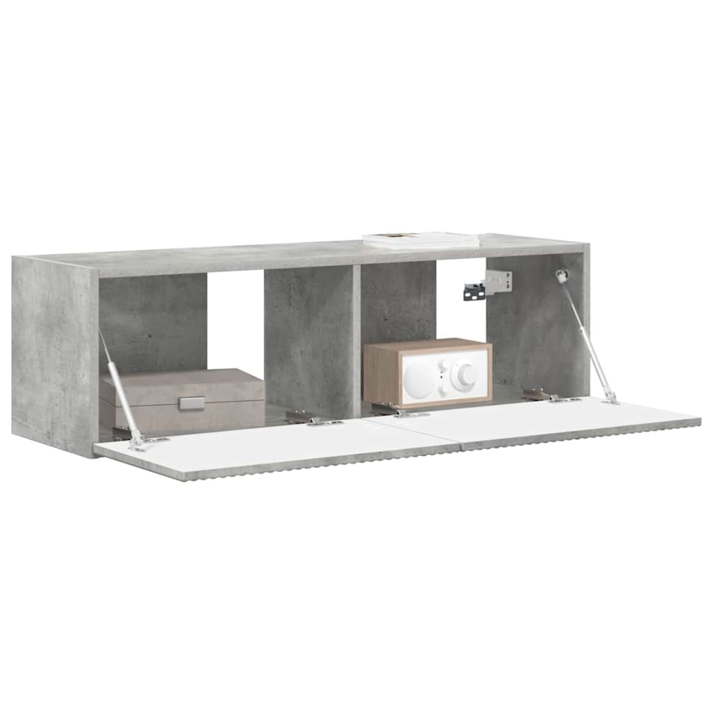 892235 3 Dulap TV de perete Beton 60 x 31 x 29.5 cm Lemn compozit Dulap TV de perete Beton 60 x 31 x 29.5 cm Lemn compozit - imagine 3