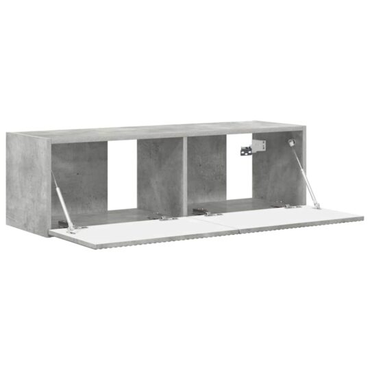 892235 5 Dulap TV de perete Beton 60 x 31 x 29.5 cm Lemn compozit 892235 5