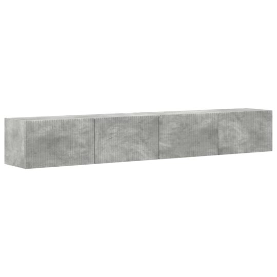 Alternative view of Dulap TV de perete 2 pcs Beton 60 x 31 x 29.5 cm Lemn compozit