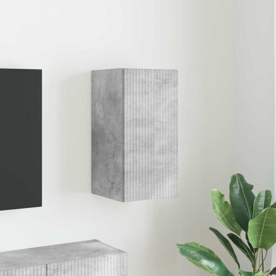 Dulap TV de perete Beton 30 x 31 x 60 cm Lemn compozit