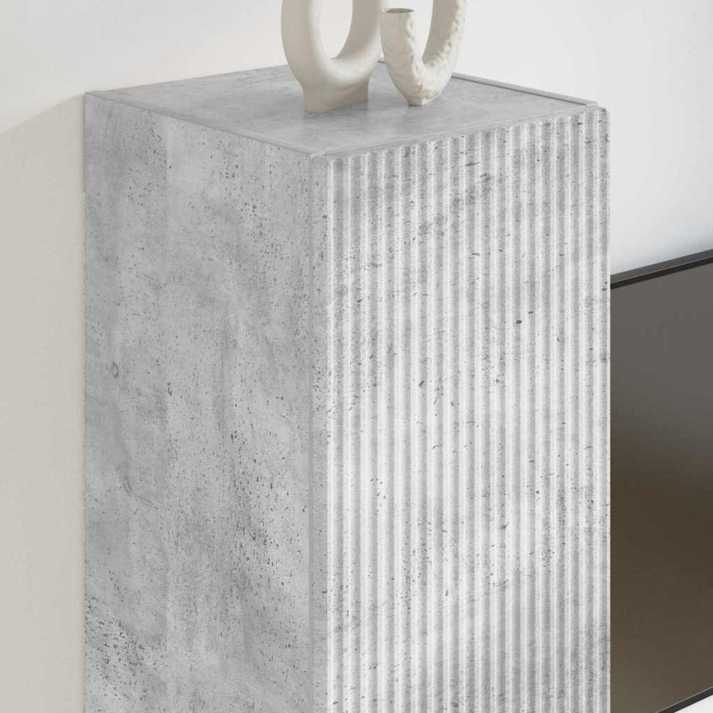 892275 4 Dulap TV de perete Beton 30 x 31 x 60 cm Lemn compozit Dulap TV de perete Beton 30 x 31 x 60 cm Lemn compozit - imagine 4