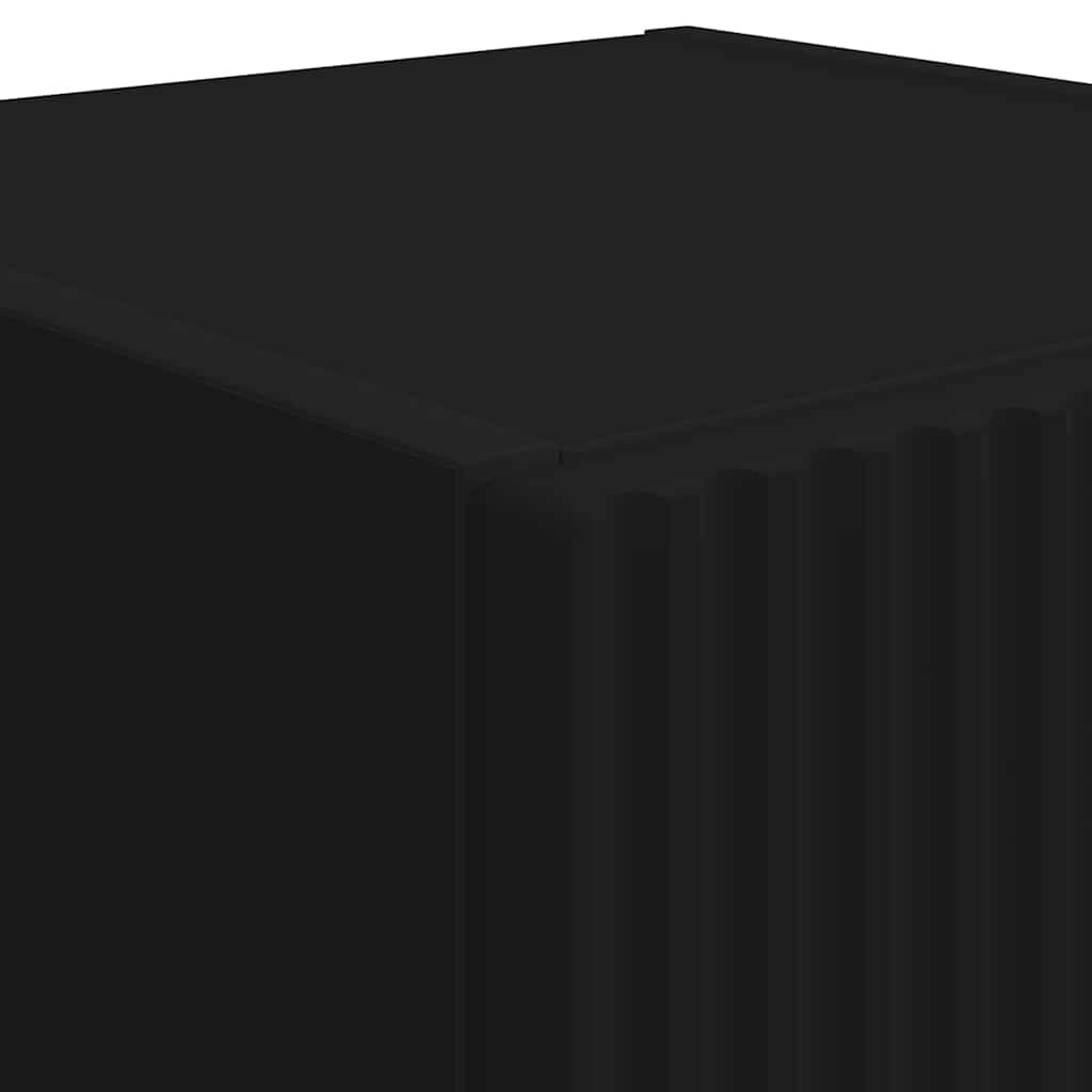 892291 9 Dulap TV de perete Negru 30 x 31 x 80 cm Lemn compozit Dulap TV de perete Negru 30 x 31 x 80 cm Lemn compozit - imagine 9