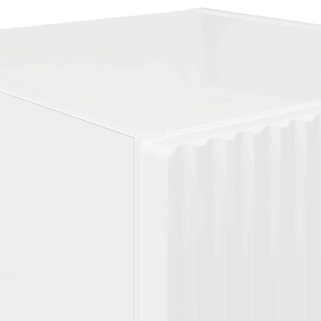 892298 10 Dulap TV de perete Pe perete 2 pcs Alb Lucios 30 x 31 x 80 cm Dulap TV de perete Pe perete 2 pcs Alb Lucios 30 x 31 x 80 cm - imagine 10