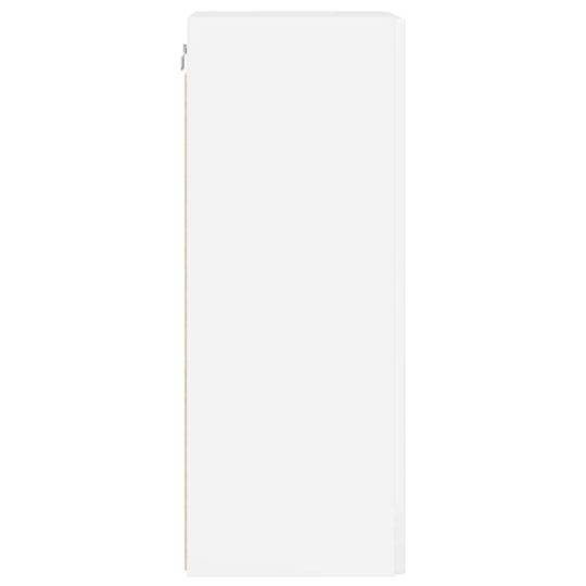 892298 8 Dulap TV de perete Pe perete 2 pcs Alb Lucios 30 x 31 x 80 cm 892298 8