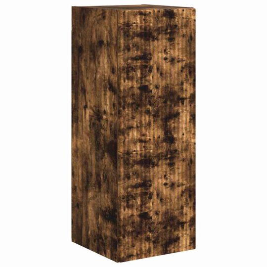 Alternative view of Dulap TV de perete Stejar fumuriu 30 x 31 x 80 cm Lemn compozit