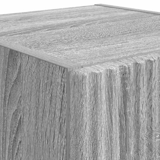 892302 10 Dulap TV de perete Pe perete 2 pcs Gri Sonoma 30 x 31 x 80 cm 892302 10