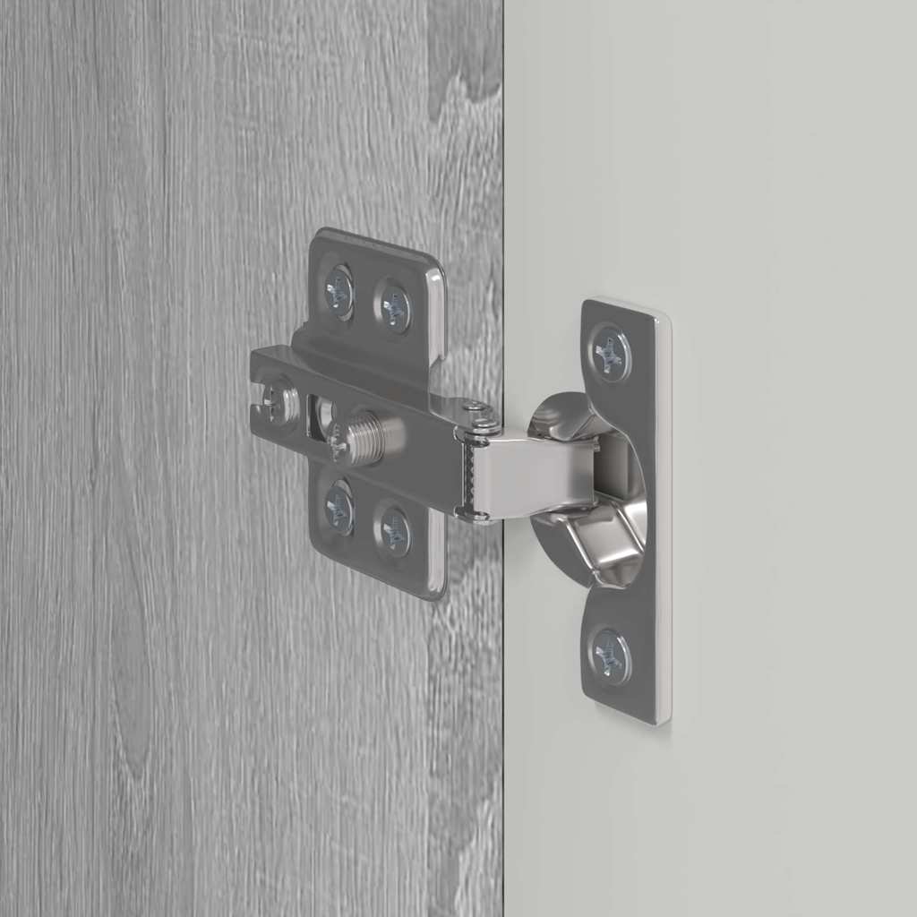 892302 11 Dulap TV de perete Pe perete 2 pcs Gri Sonoma 30 x 31 x 80 cm Dulap TV de perete Pe perete 2 pcs Gri Sonoma 30 x 31 x 80 cm - imagine 11