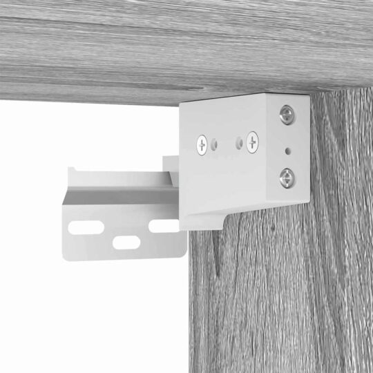 892302 12 Dulap TV de perete Pe perete 2 pcs Gri Sonoma 30 x 31 x 80 cm 892302 12