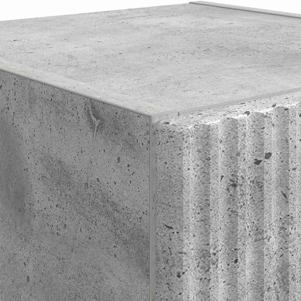 892315 9 Dulap TV de perete Beton 30 x 31 x 100 cm Lemn compozit Dulap TV de perete Beton 30 x 31 x 100 cm Lemn compozit - imagine 9