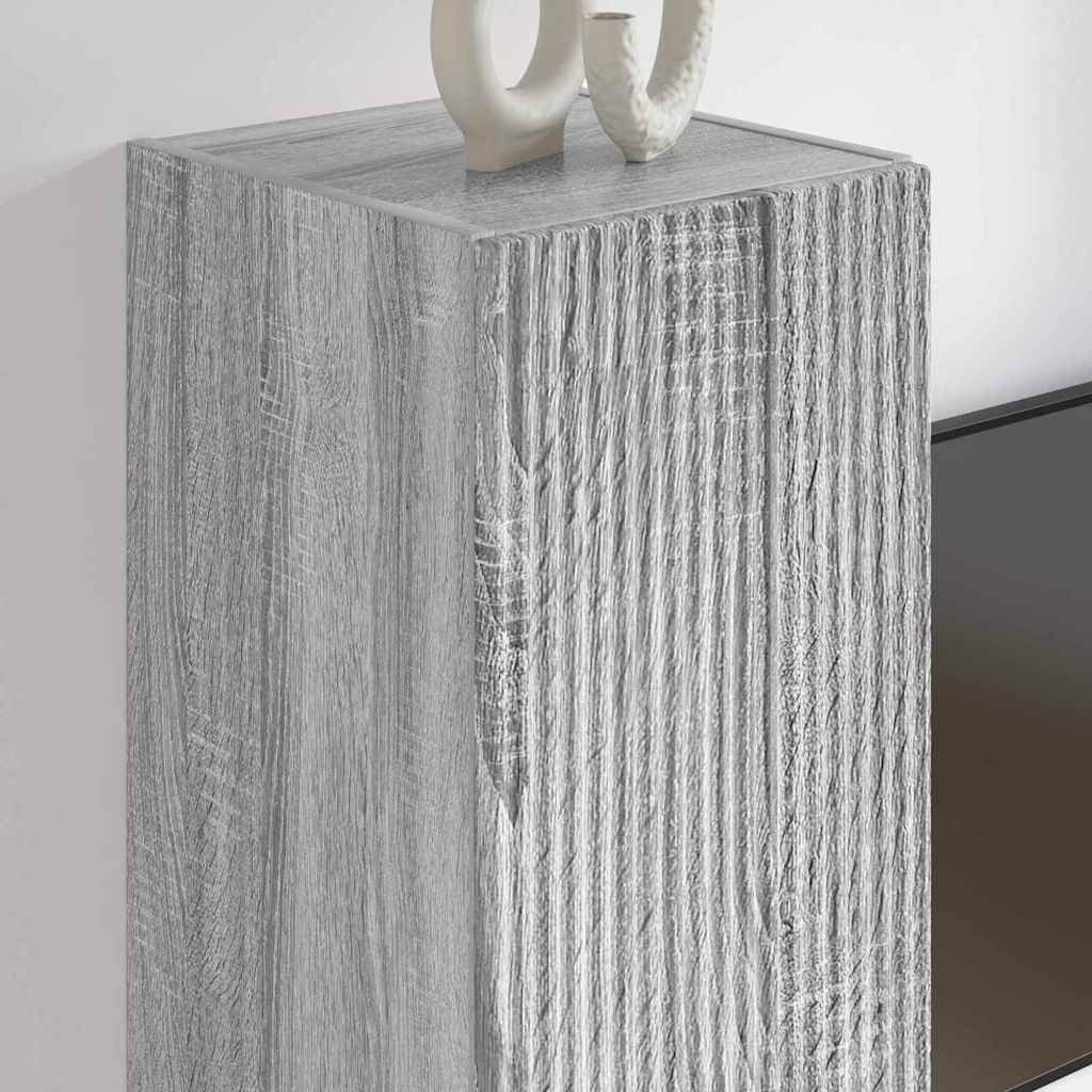 892321 4 Dulap TV de perete Gri Sonoma 30 x 31 x 100 cm Lemn compozit Dulap TV de perete Gri Sonoma 30 x 31 x 100 cm Lemn compozit - imagine 4