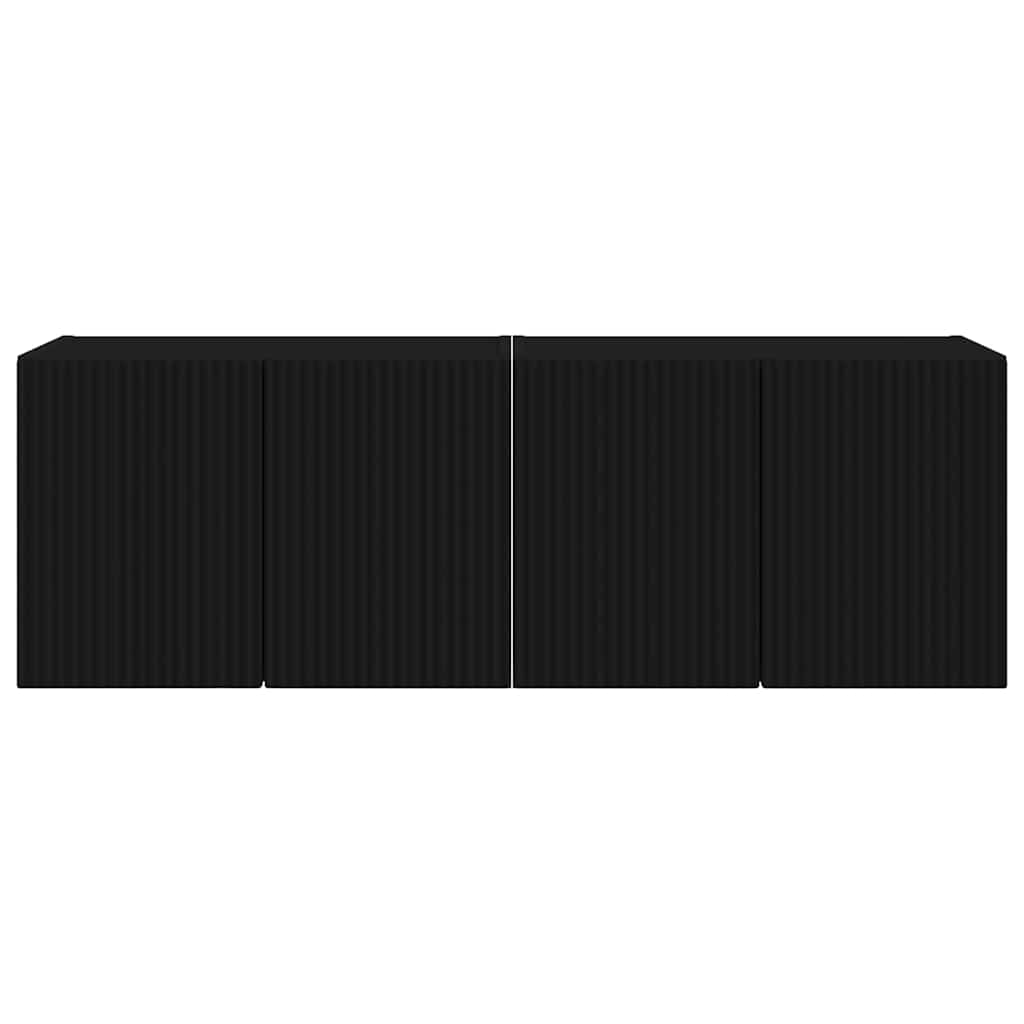 892332 6 Dulap TV de perete 2 pcs Negru 59,5 x 31 x 40 cm Lemn compozit Dulap TV de perete 2 pcs Negru 59,5 x 31 x 40 cm Lemn compozit - imagine 6