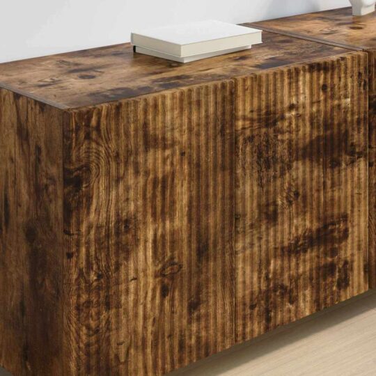 892340 4 Dulap TV de perete 2 pcs Stejar fumuriu 59,5 x 31 x 40 cm 892340 4