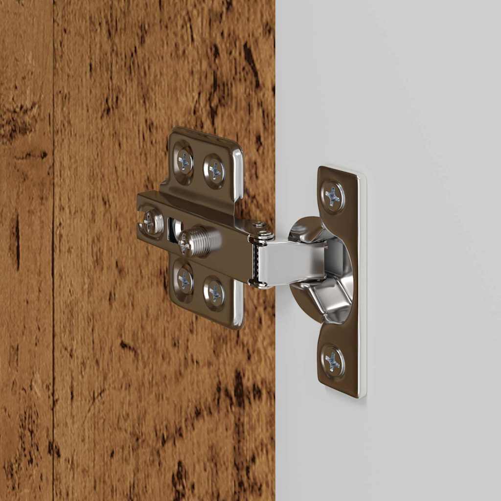 892346 10 Dulap TV de perete Pe perete 2 pcs Lemn Vechi 59,5 x 31 x 40 cm Dulap TV de perete Pe perete 2 pcs Lemn Vechi 59,5 x 31 x 40 cm - imagine 10