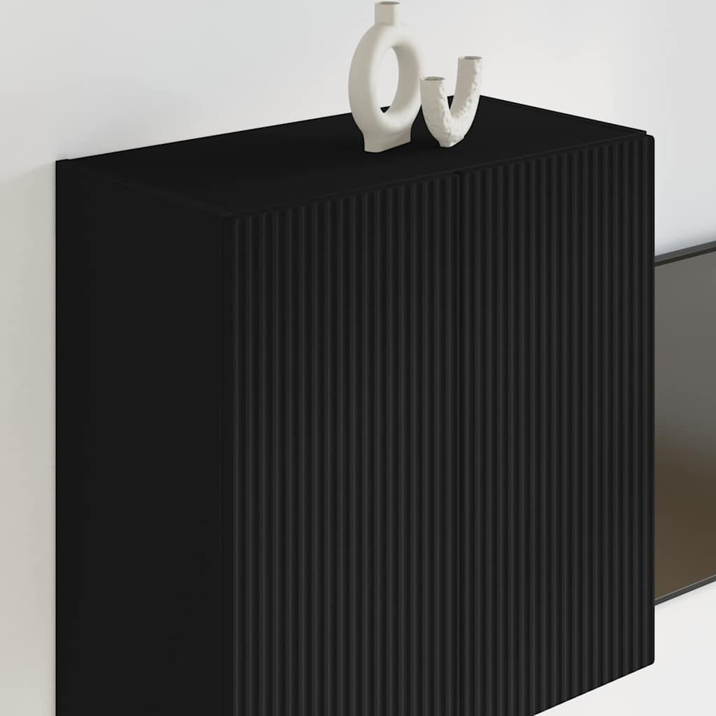 892350 4 Dulap TV de perete Negru 59,5 x 31 x 60 cm Lemn compozit Dulap TV de perete Negru 59,5 x 31 x 60 cm Lemn compozit - imagine 4