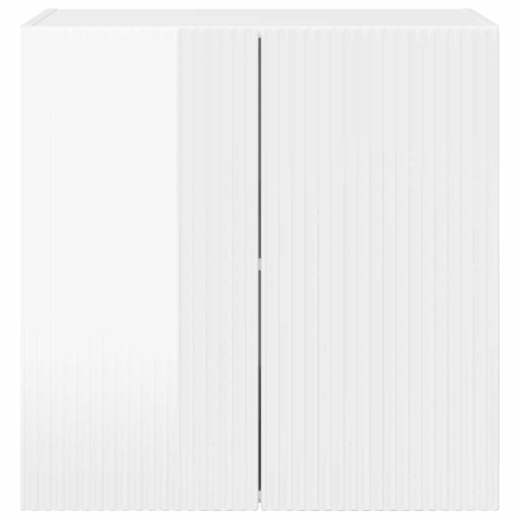 892353 6 Dulap TV de perete Alb lucios 59,5 x 31 x 60 cm Lemn compozit Dulap TV de perete Alb lucios 59,5 x 31 x 60 cm Lemn compozit - imagine 6