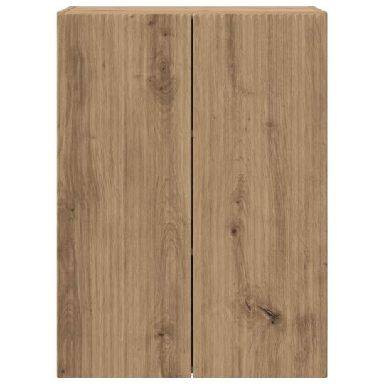 892368 6 Dulap TV de perete Pe perete Stejar Artizanal 59,5 x 31 x 80 cm 892368 6