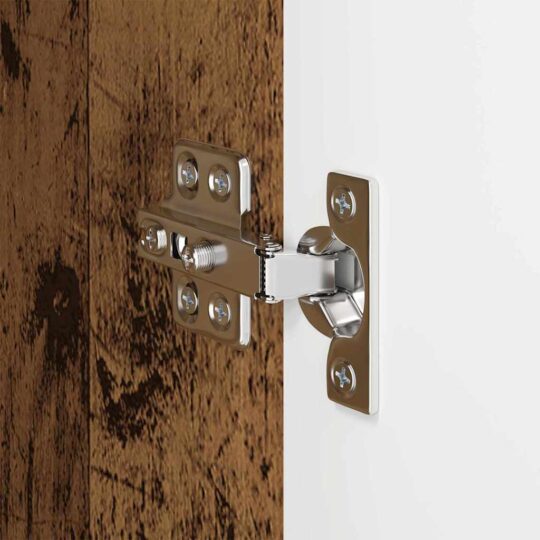 892377 10 Dulap TV de perete Lemn Vechi 59,5 x 31 x 100 cm Lemn compozit 892377 10