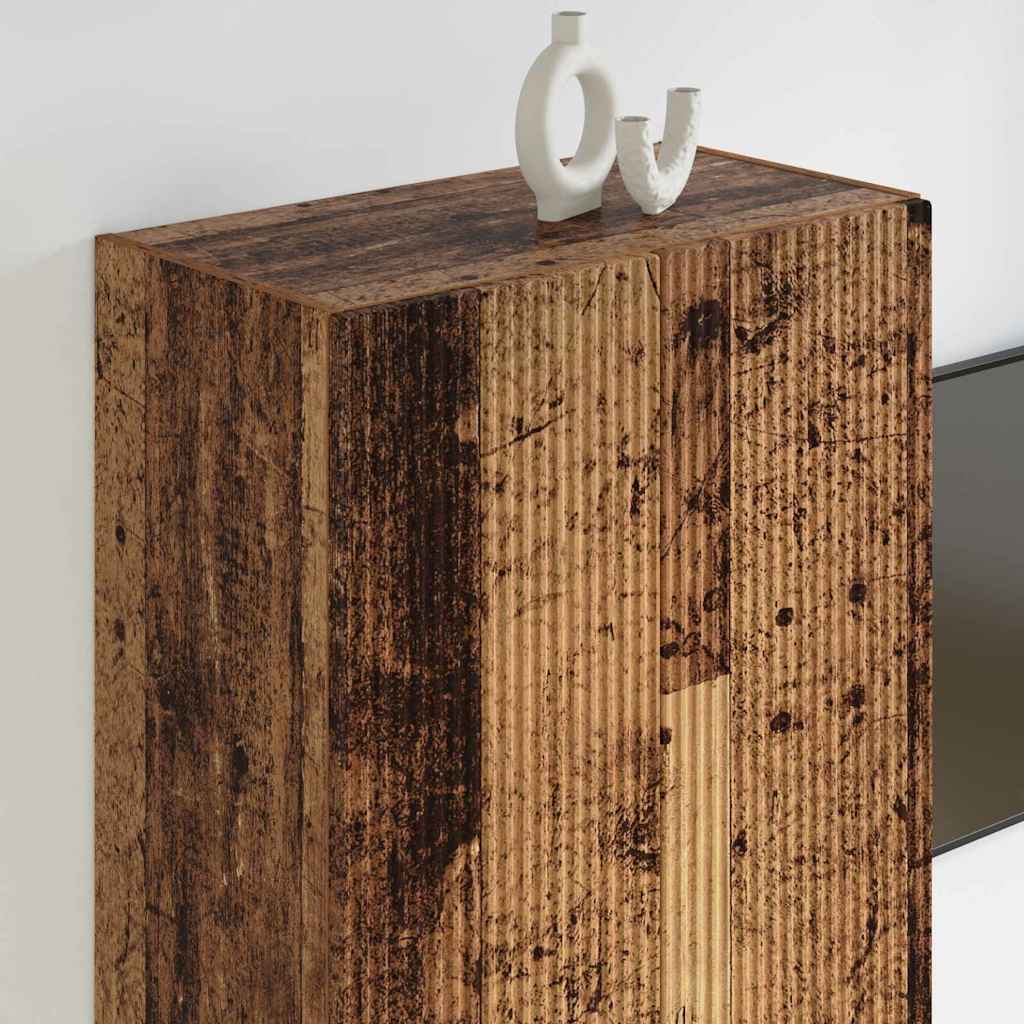 892377 4 Dulap TV de perete Lemn Vechi 59,5 x 31 x 100 cm Lemn compozit Dulap TV de perete Lemn Vechi 59,5 x 31 x 100 cm Lemn compozit - imagine 4