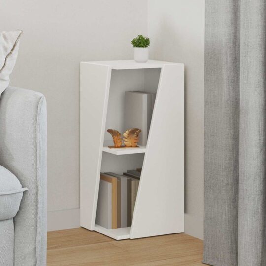 Raft lateral Alb 33 x 32 x 70,5 cm Lemn compozit