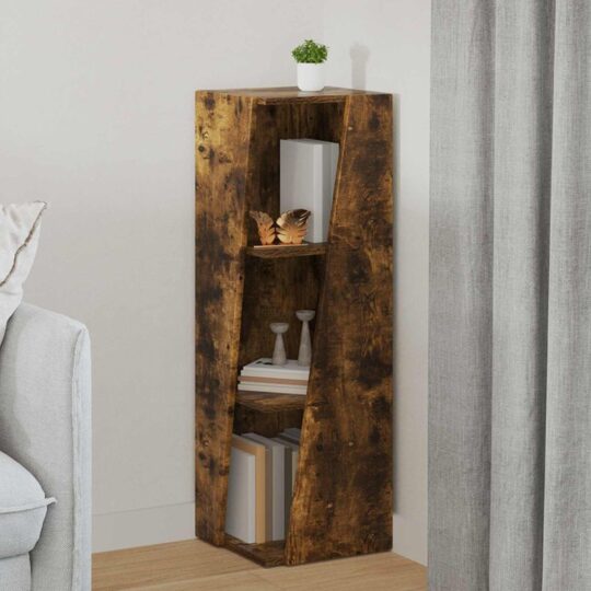 Raft lateral Stejar fumuriu 33 x 32 x 100,5 cm Lemn compozit