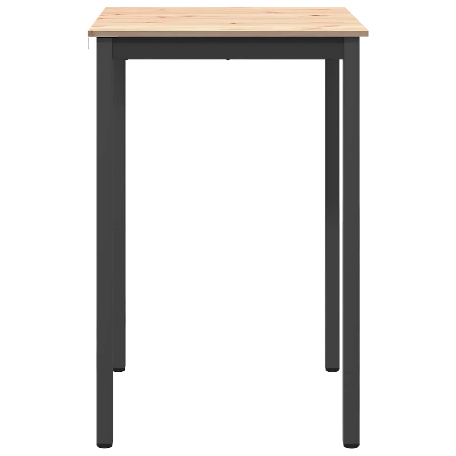 Masă de bar natural 110 x 55 x 105 cm Lemn de pin masiv - imagine 6