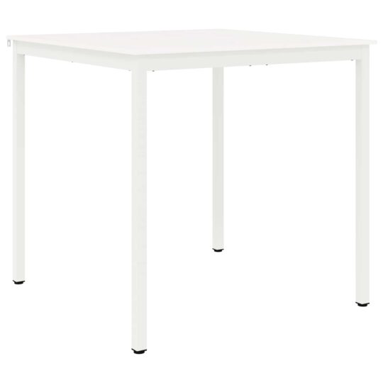 Alternative view of Masă de bar Alb 110 x 55 x 105 cm Lemn de pin masiv