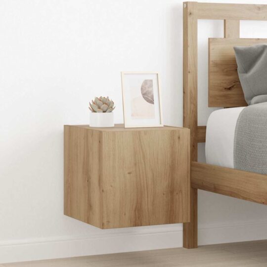 Dulap TV de perete Pe perete Stejar artizanal 30,5 x 35 x 30 cm