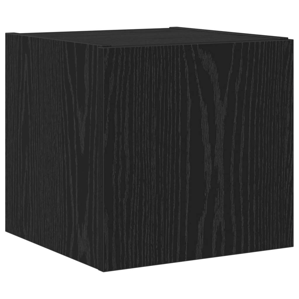 893639 2 Dulap TV de perete Stejar Negru 30,5 x 35 x 30 cm Lemn compozit Dulap TV de perete Stejar Negru 30,5 x 35 x 30 cm Lemn compozit - imagine 2