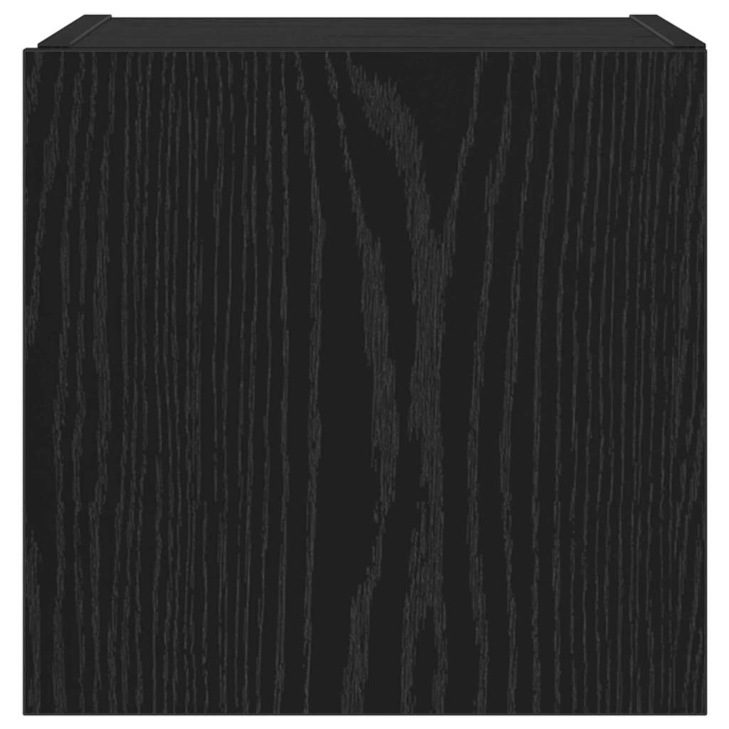 893639 9 Dulap TV de perete Stejar Negru 30,5 x 35 x 30 cm Lemn compozit Dulap TV de perete Stejar Negru 30,5 x 35 x 30 cm Lemn compozit - imagine 9