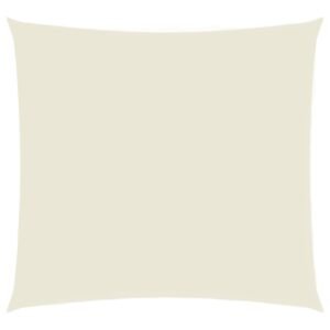 Pânză parasolar, crem, 5x5 m, țesătură oxford, pătrat