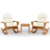 15 9 Set mobilier de grădină Adirondack, 3 piese, lemn masiv acacia Set mobilier de grădină Adirondack, 3 piese, lemn masiv acacia