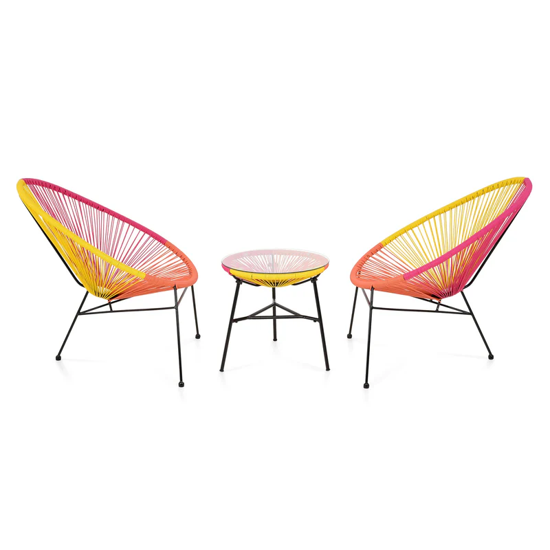 34 1 CORFU Set mobilier gradina/terasa, 2 fotolii si masuta CORFU Set mobilier gradina/terasa, 2 fotolii si masuta