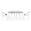 50 2 ENCORE/PACO Set mobilier terasă/grădină, 4 scaune și masă ENCORE/PACO Set mobilier terasă/grădină, 4 scaune și masă