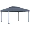 Pavilion, antracit, 400 x 300 cm, aluminiu