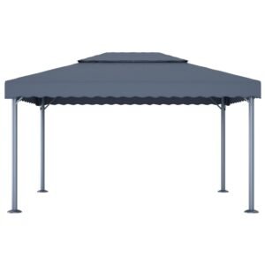 Alternative view of Pavilion, antracit, 400 x 300 cm, aluminiu