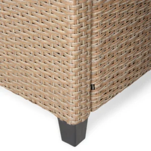 6 4 BAXTER Set mobilier terasă/grădină, 2 fotolii, canapea și masă 6 4