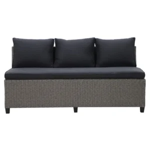 6 6 BAXTER Set mobilier terasă/gădină, colțar, masă, 2 taburete 6 6