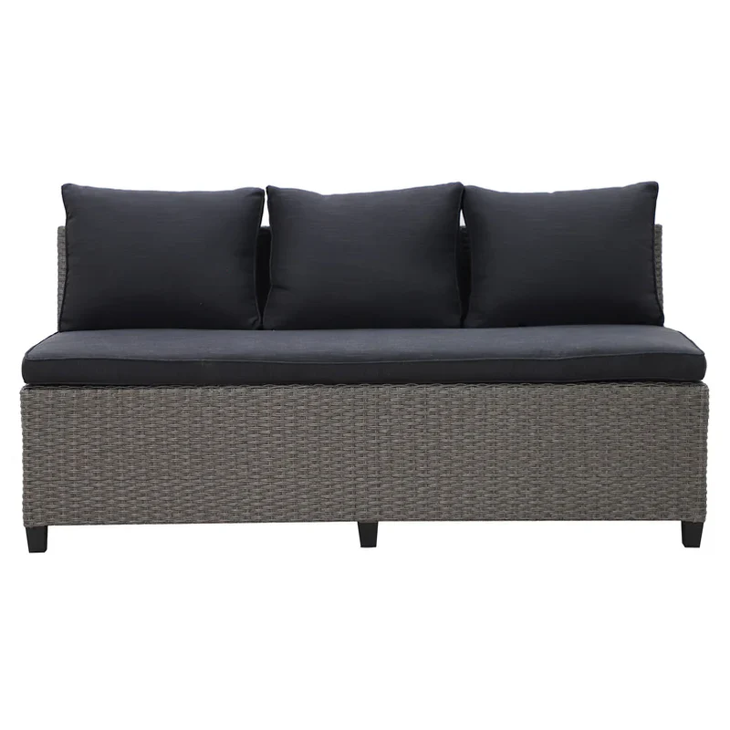 6 6 BAXTER Set mobilier terasă/gădină, colțar, masă, 2 taburete BAXTER Set mobilier terasă/gădină, colțar, masă, 2 taburete - imagine 6