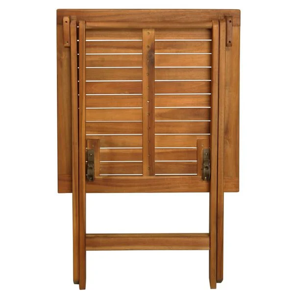 66 3 Set bistro pliabil cu perne, 3 piese, lemn masiv de acacia Set bistro pliabil cu perne, 3 piese, lemn masiv de acacia - imagine 3