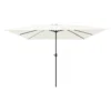 Umbrela de Grădină Alb Nisipiu 295 x 295 x 245 cm Poliester și oțel