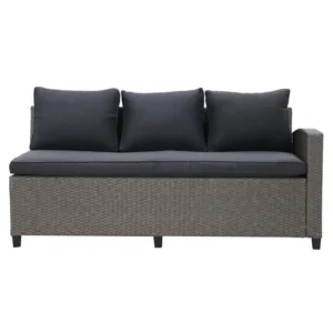 7 7 BAXTER Set mobilier terasă/gădină, colțar, masă, 2 taburete 7 7