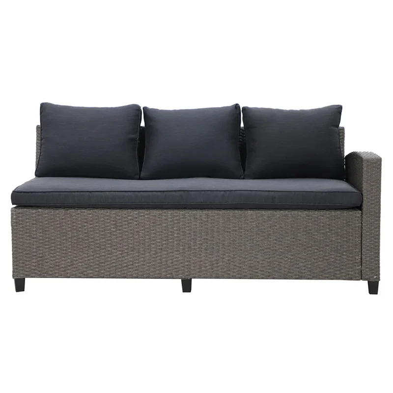 7 7 BAXTER Set mobilier terasă/gădină, colțar, masă, 2 taburete BAXTER Set mobilier terasă/gădină, colțar, masă, 2 taburete - imagine 7