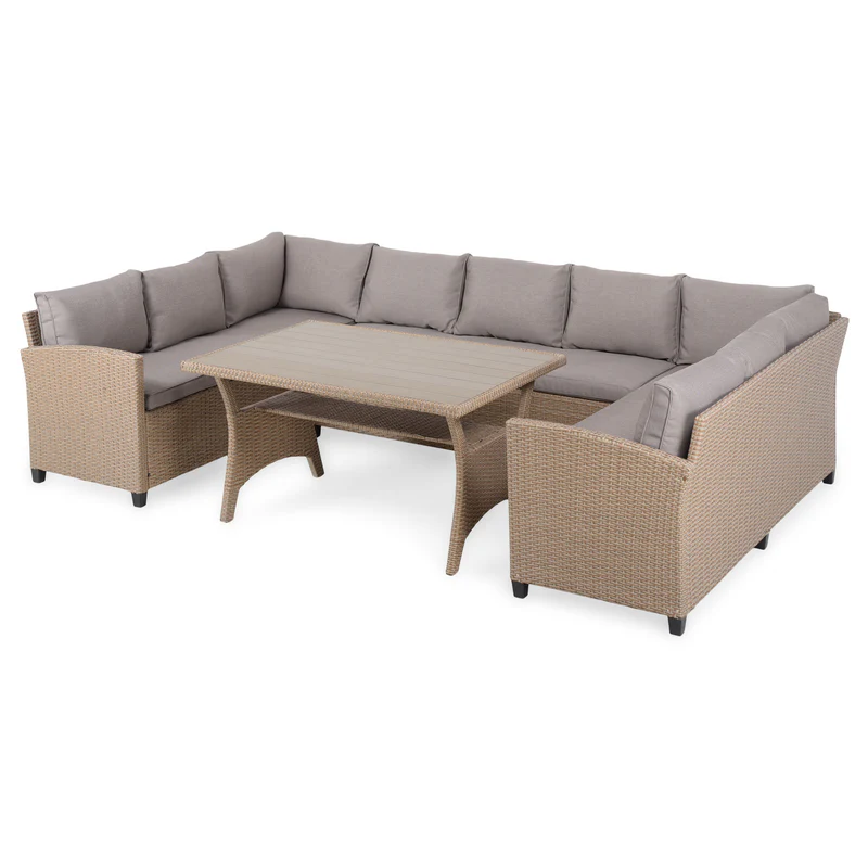 8 5 BAXTER Set mobilier terasă/grădină, colțar 4 piese cu spațiu depozitare BAXTER Set mobilier terasă/grădină, colțar 4 piese cu spațiu depozitare - imagine 2