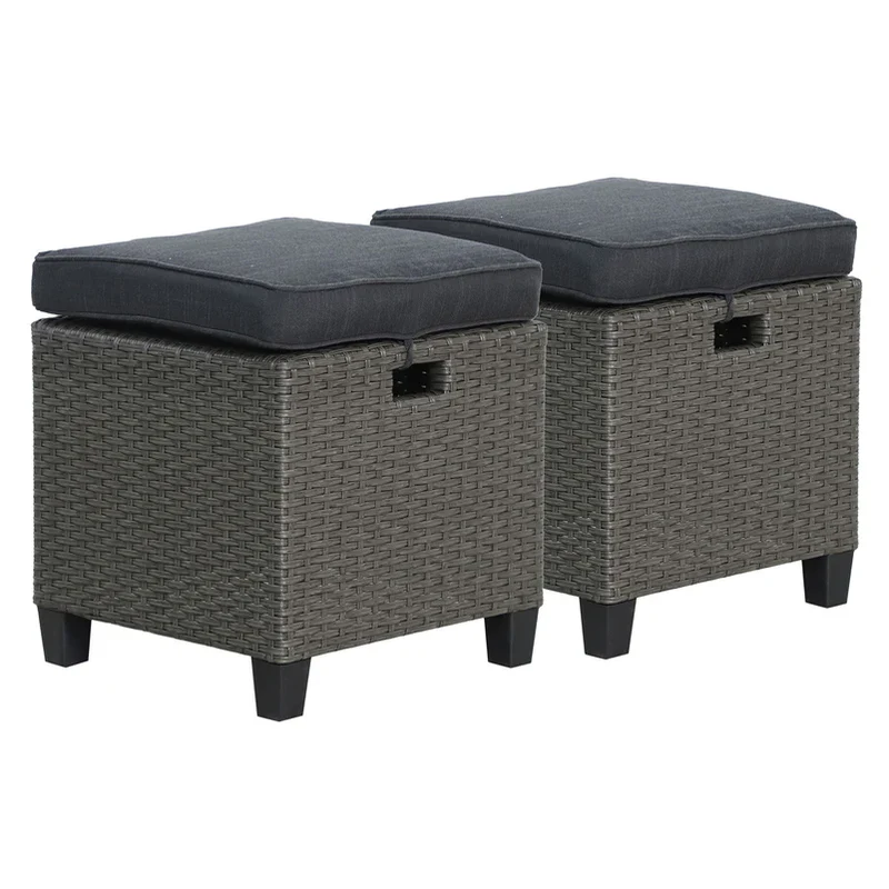 9 5 BAXTER Set mobilier terasă/gădină, colțar, masă, 2 taburete BAXTER Set mobilier terasă/gădină, colțar, masă, 2 taburete - imagine 9