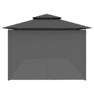 43 1 Pavilion cu perdele, antracit, 600 x 298 x 270 cm 43 1