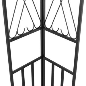 57 Pavilion cu șir de lumini LED, antracit, 3x3 m, țesătură 57