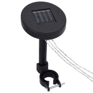 58 Pavilion cu șir de lumini LED, antracit, 3x3 m, țesătură 58