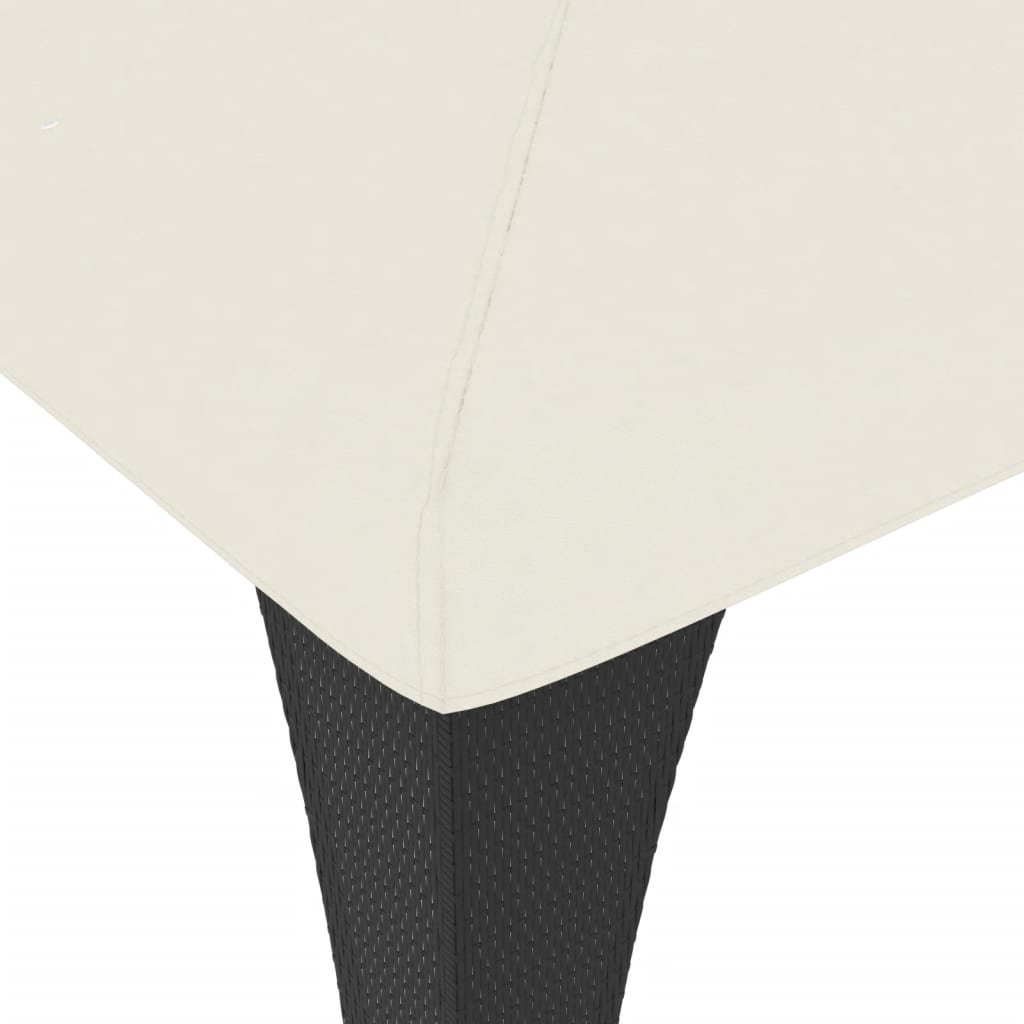 71 Foișor cu acoperiș dublu, crem, 2,98x2,98 m, oțel Foișor cu acoperiș dublu, crem, 2,98x2,98 m, oțel - imagine 5